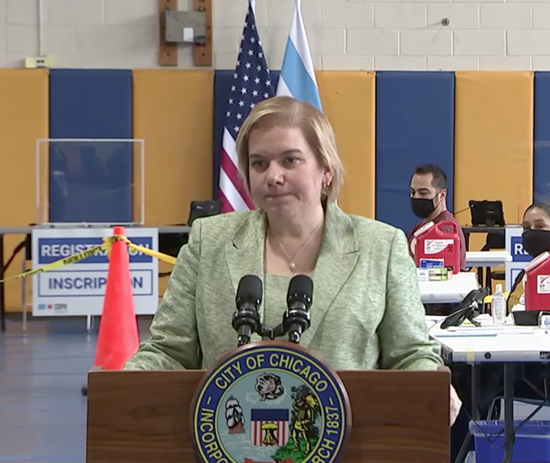 The city’s top public health official is reacting to a Food and Drug Administration warning about a specific kind of COVID test used by the city.