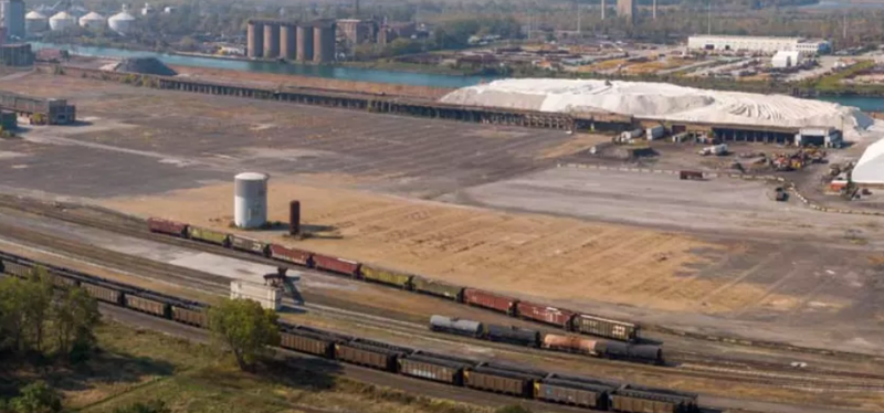 The proposed location of a new underground facility.