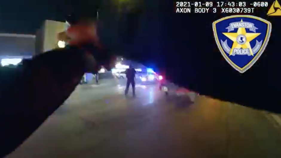 Evanston releases video of cops using deadly force on shooting-spree suspect