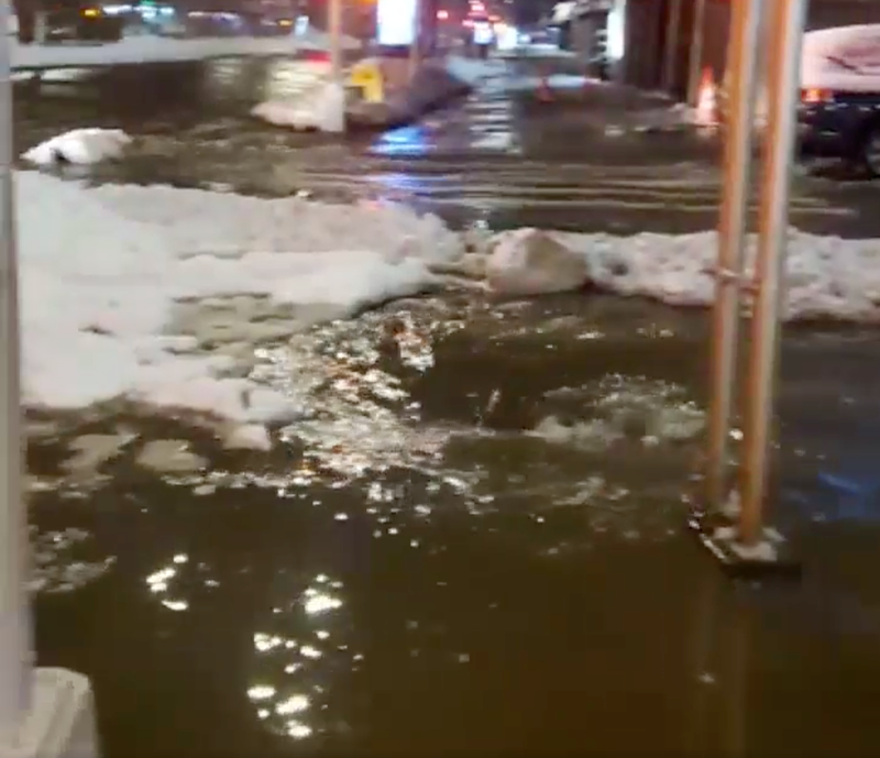 water main break