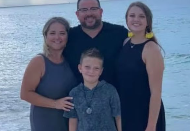 Chris Vardy and family