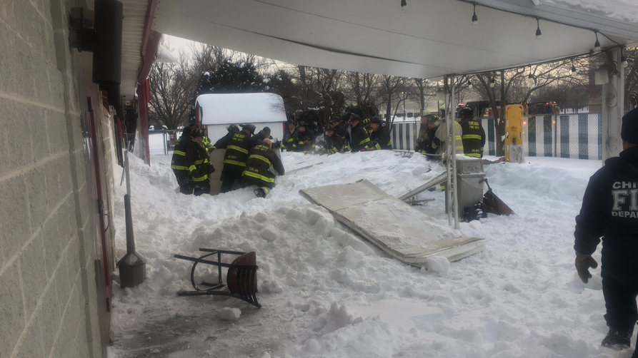 Two injured – 1 fatally – in overhang collapse at off-track betting site on Far South Side