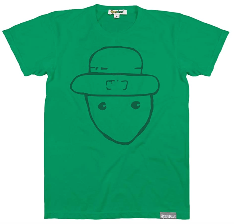 viral leprechaun sketch t-shirt from tipsy elves