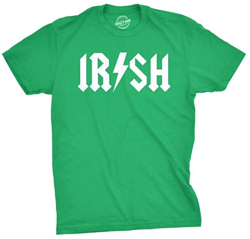 irish rock logo t-shirt