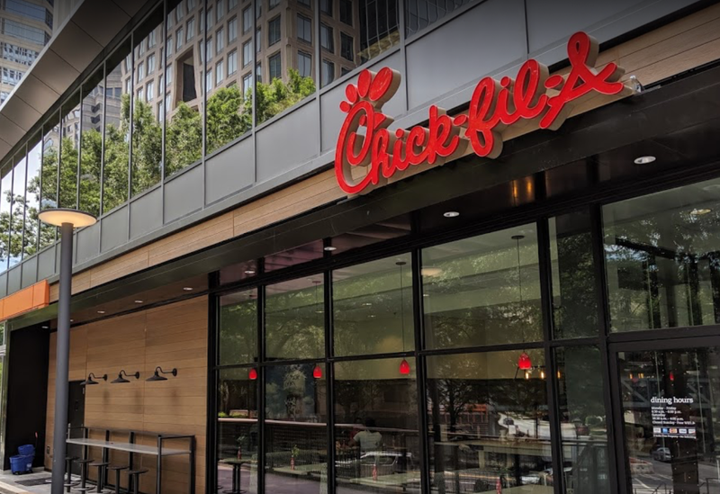 Atlanta Ga: Colony Square Chick-fil-A in Midtown.