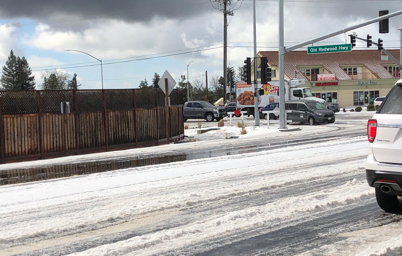 KCBS Radio listener Brad Sherwood shared this photo at Old Redwood Hwy. near Santa Rosa.