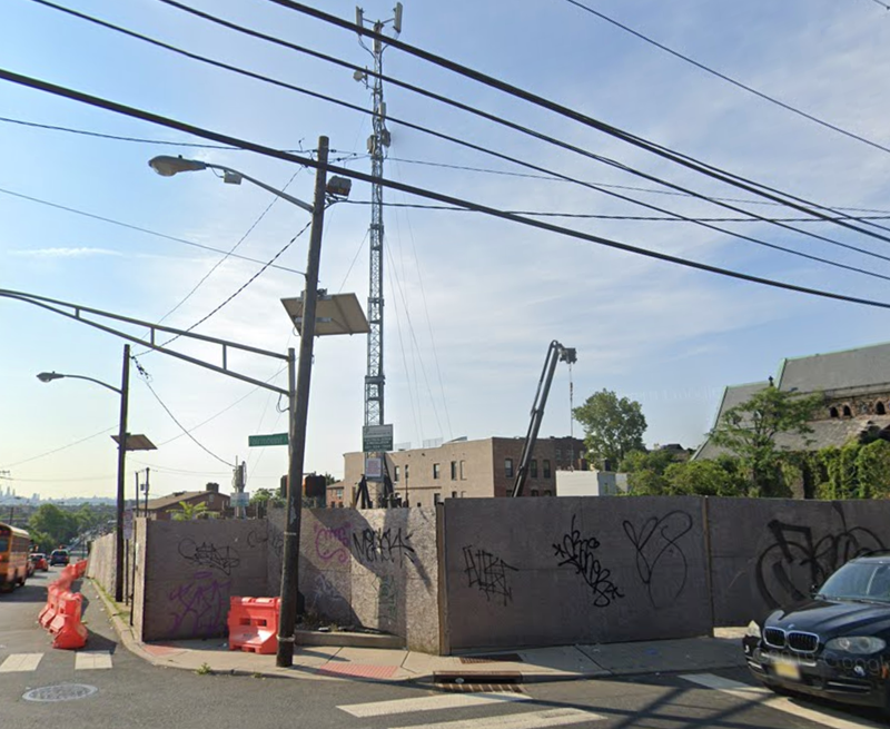 Jersey City construction site