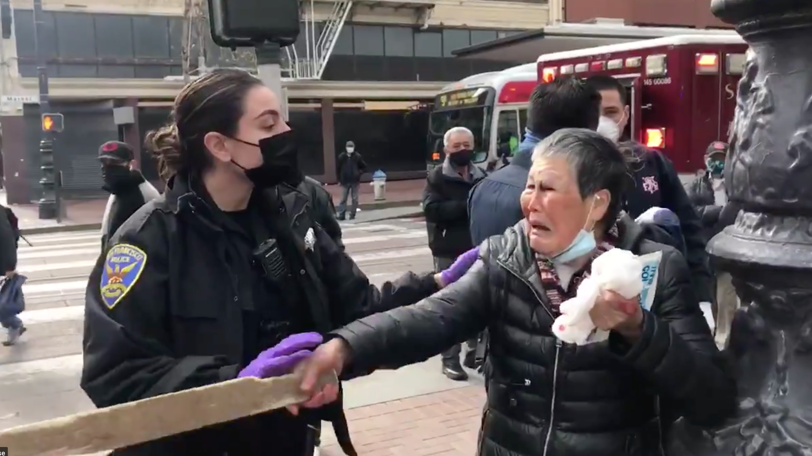 VIDEO: Elderly Asian woman turns tables, sends assailant to hospital in unprovoked SF attack