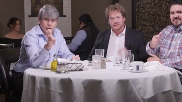 He's back, sort of: Blagojevich makes cameo in suburban political ad