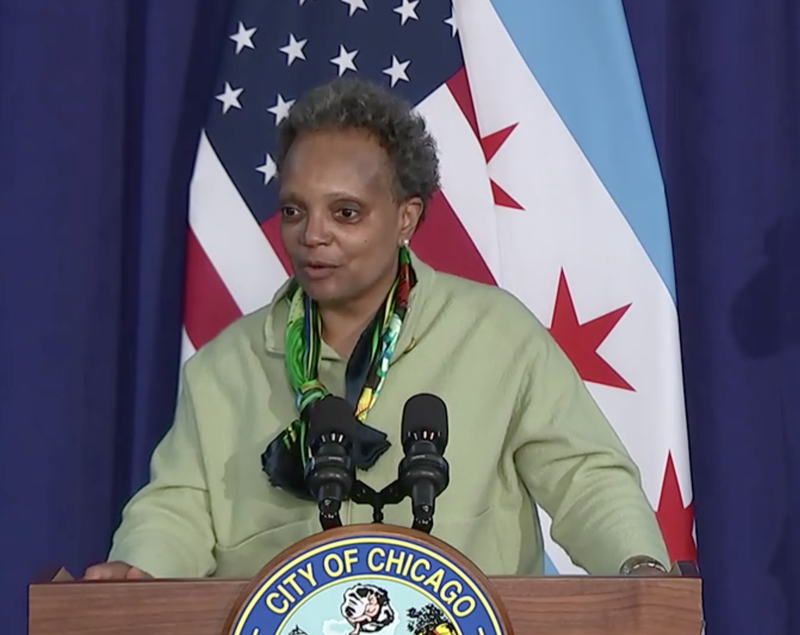 Mayor Lightfoot said the city will stop giving vaccine to hospitals that allow people "cut" in line.