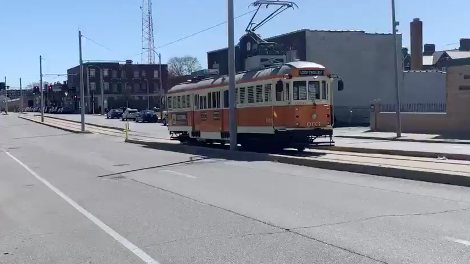 WATCH: Loop Trolley is rolling again on 'test drive'