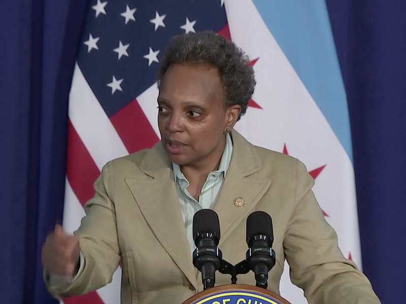 Mayor Lightfoot sees the glass as half-full when it comes to in-person attendance at CPS schools this term.