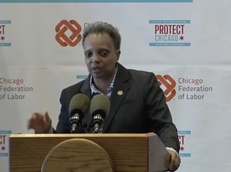 Mayor Lightfoot said the roughly 500 cases per day represents a "quantum leap" from the roughly 300 cases a month ago.