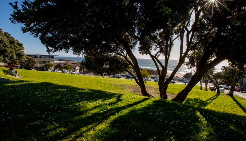 Bruce’s Beach. March 24, 2021, in Manhattan Beach, Calif. (Allen J. Schaben/Los Angeles Times/Getty Images)