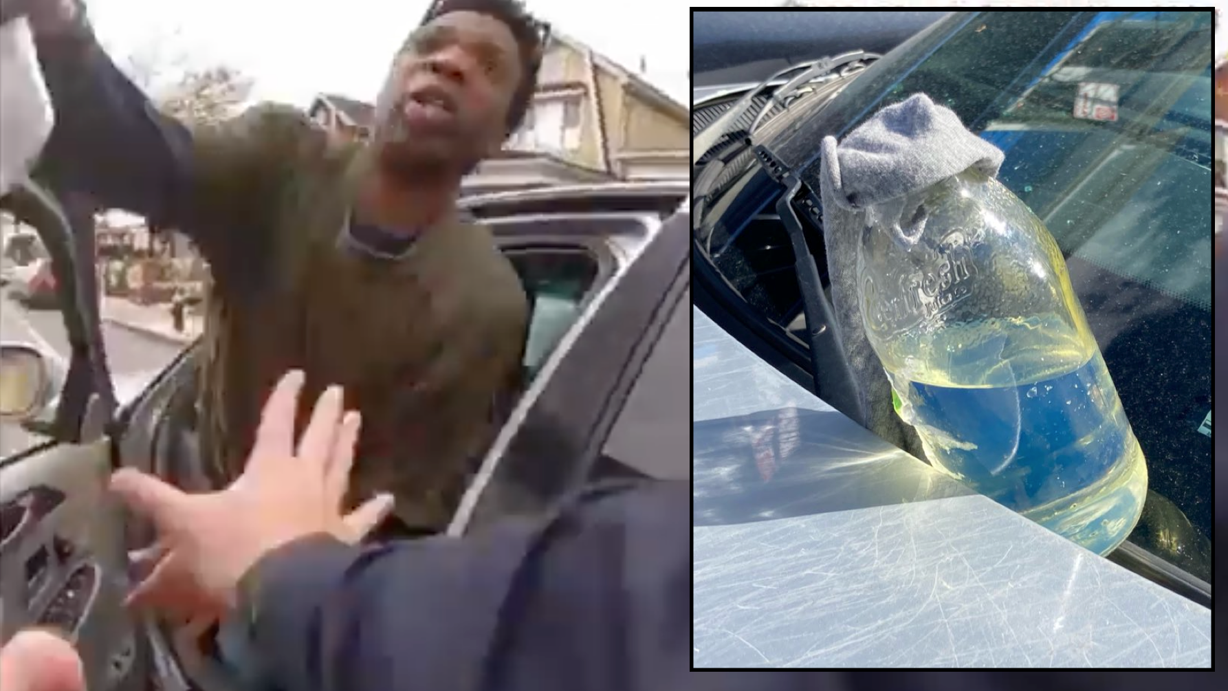 Fleeing driver throws chemical liquid, Molotov cocktail at officers in Brooklyn: NYPD