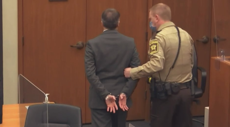Derek Chauvin Leaving Court After Verdict