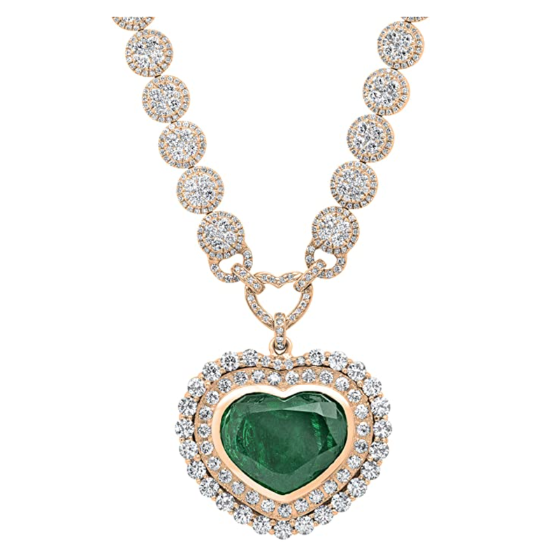 Dazzlingrock Collection Heart Necklace