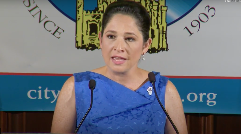 The state comptroller said Illinois has caught up on its huge backlog, but that does not mean the state is out of financial trouble.