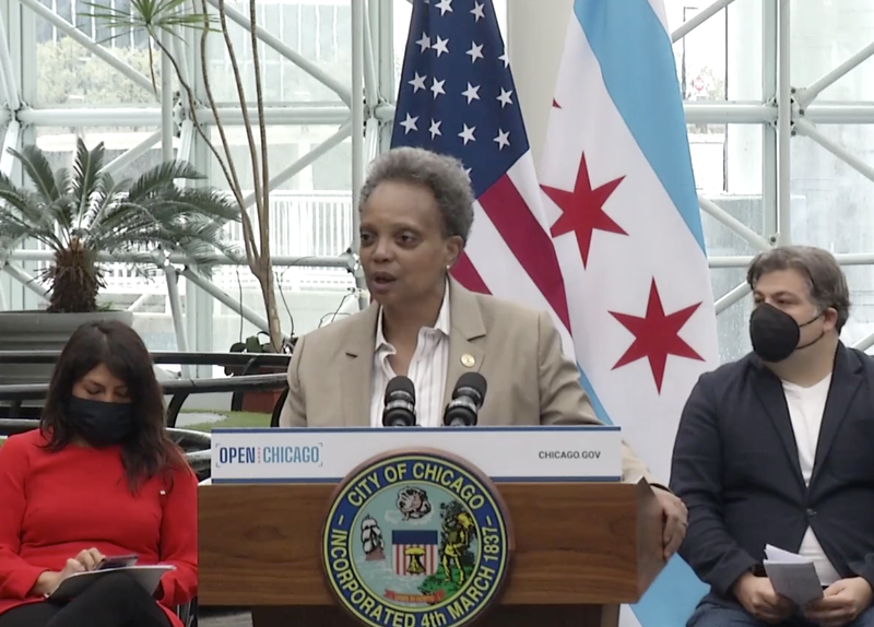 Mayor Lori Lightfoot announced Thursday the launch of "Open Chicago", the latest initiative to safely and fully reopen the city.