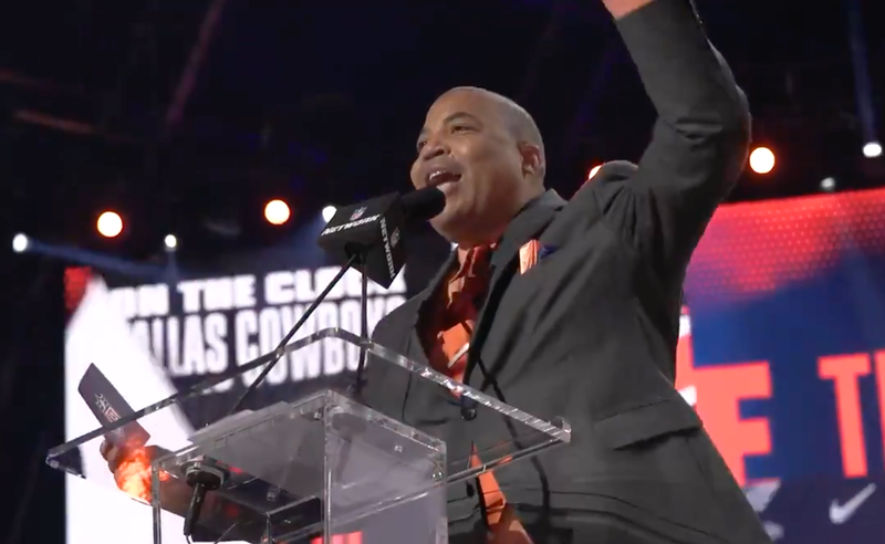 The Chicago Bears pick during the first round of the NFL Draft was announced by a respected member of the community on Chicago's Far South Side.