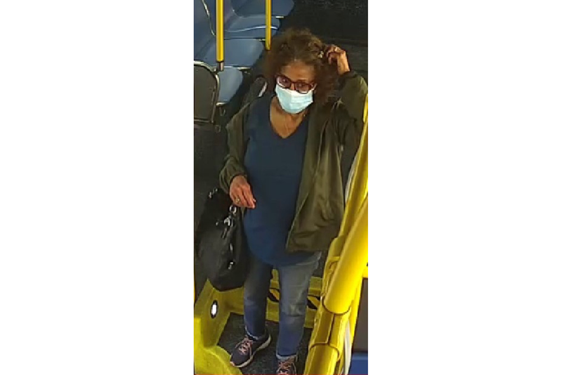 The unidentified victim of an assault on board a Muni bus last Sunday.