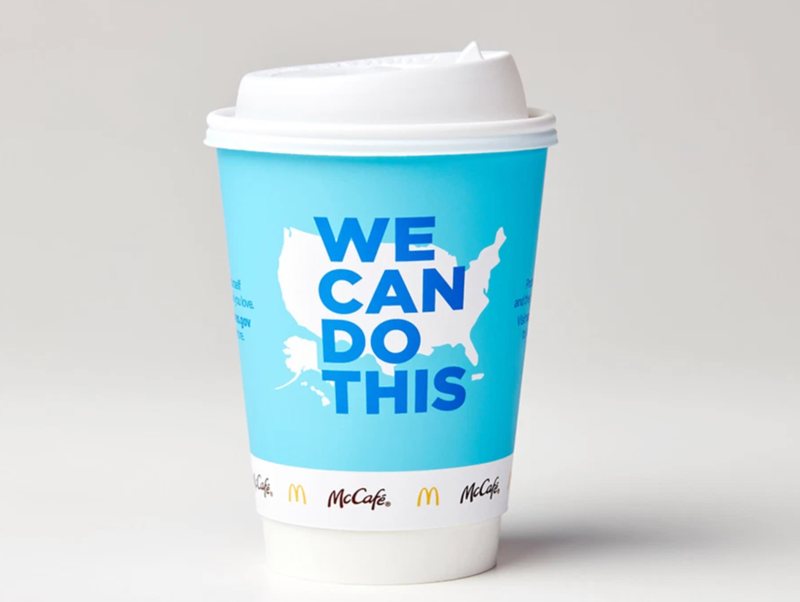 McDonald's coffee cups