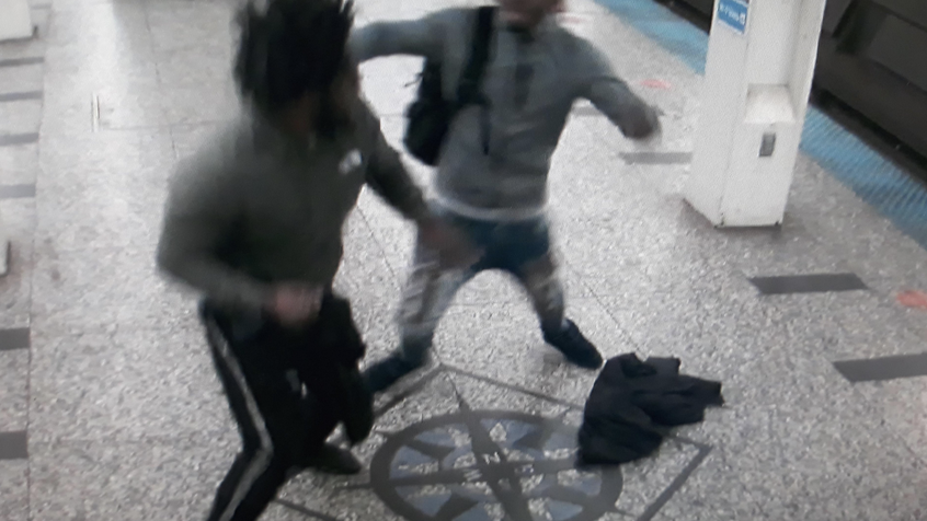 Two people sought in fight, gun discharge in CTA subway