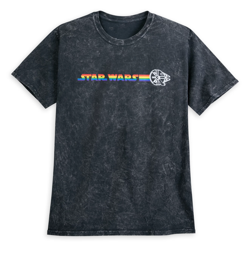 Millennium Falcon Mineral Wash T-Shirt for Adults