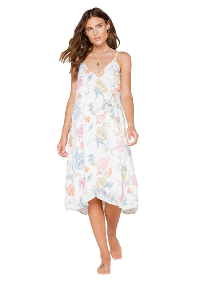 O'NEILL Women's Spaghetti Strap Midi Cover Up Dress