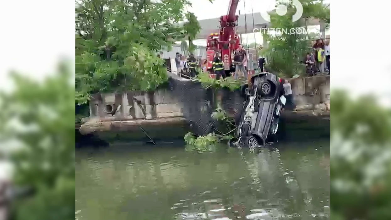 Woman dies after SUV accelerates through fence, plunges into Westchester creek