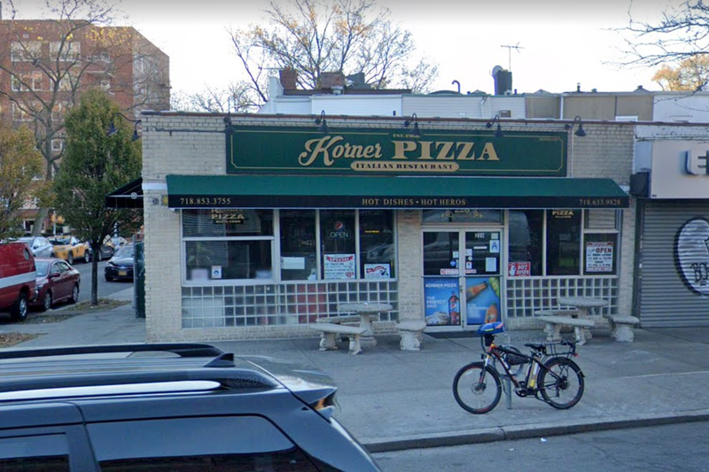 Brooklyn pizza shot