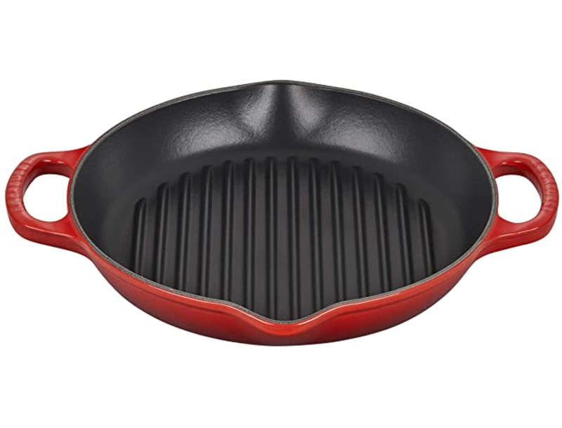 Le Creuset Enameled Cast Iron Signature Deep Round Grill