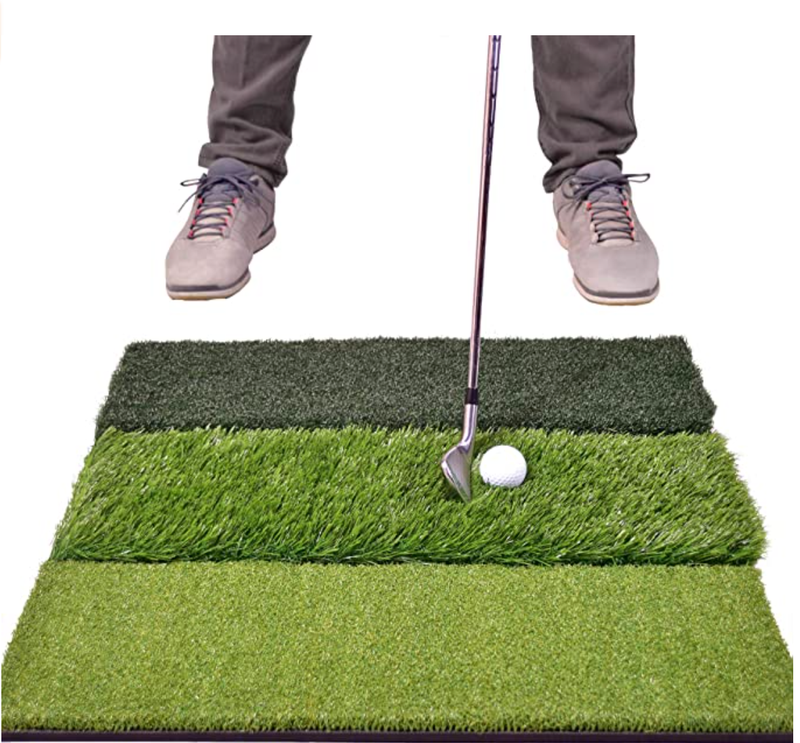 GoSports Tri-Turf XL Golf Practice Hitting Mat