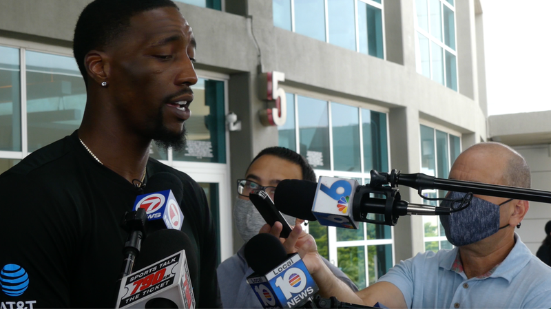 Bam Adebayo at Miami Heat Camp