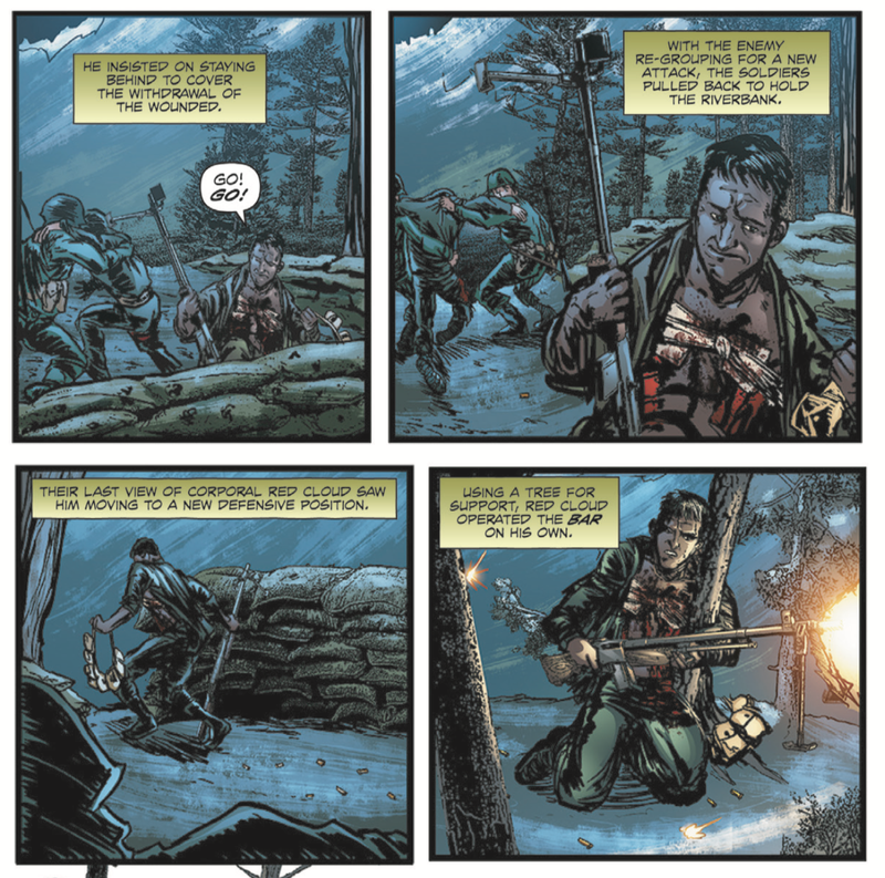 Cpl. Red Cloud's last stand