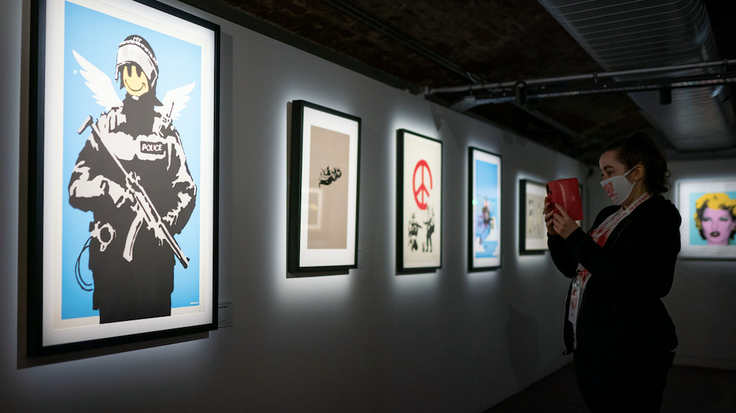 Traveling Banksy exhibit finds landing place in Chicago
