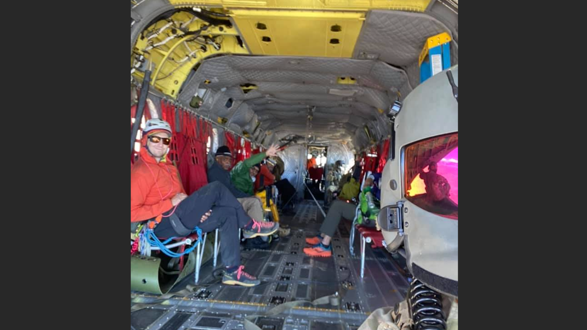 PHOTOS: National Guard saves three hikers stranded near peak of Mt. Whitney