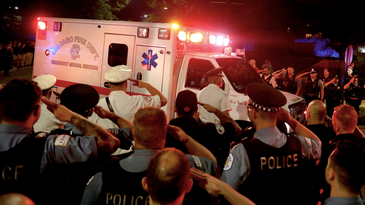 Radio calls reflect frantic effort to save Chicago cop's life: 'Keep it rolling, baby'