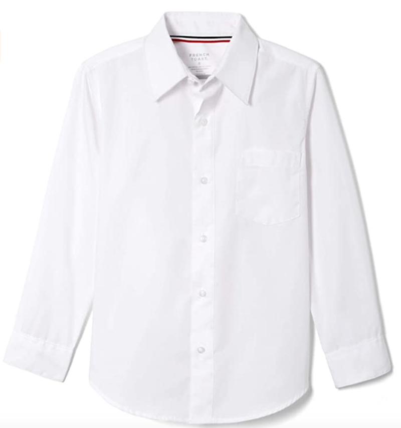 French Toast Boys' Long Sleeve Classic Dress Shirt
