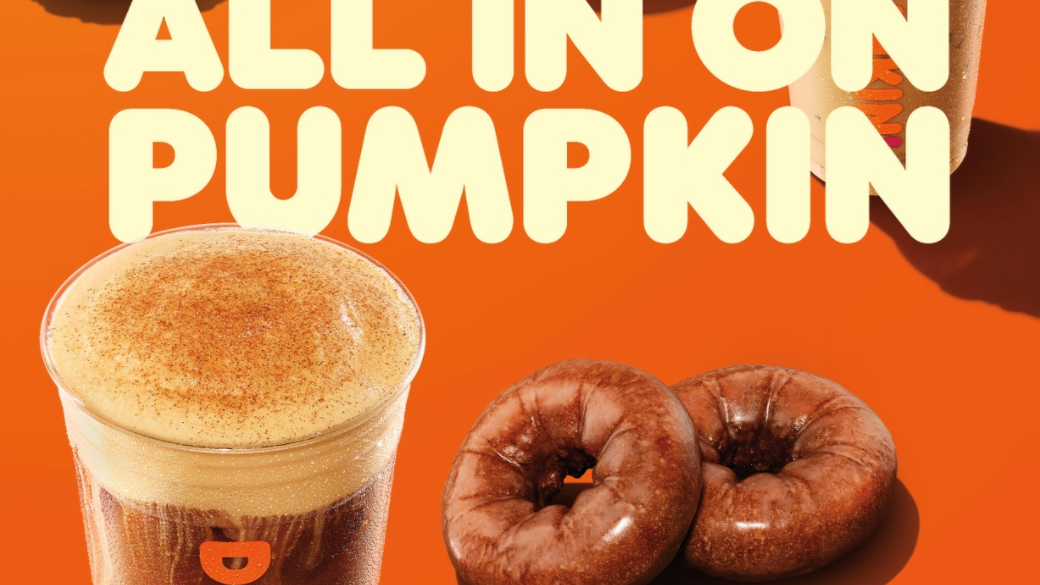 Dunkin’ breaks out the pumpkin with return of fall menu