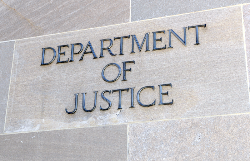 Justice Department logo