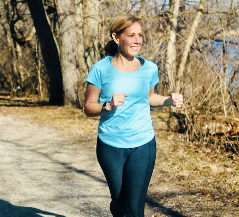 marathon runner Morgan Owens