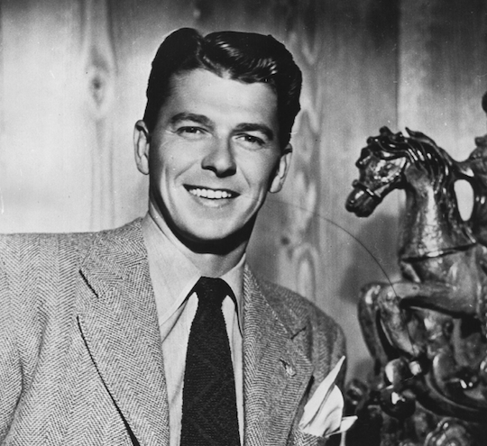 young Ronald Reagan