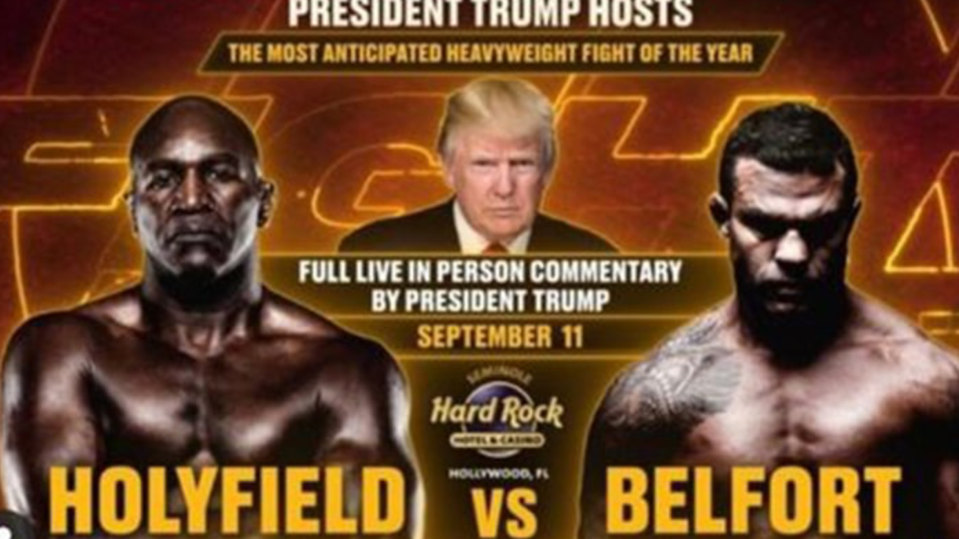Trump says he could knock out Biden in a fight