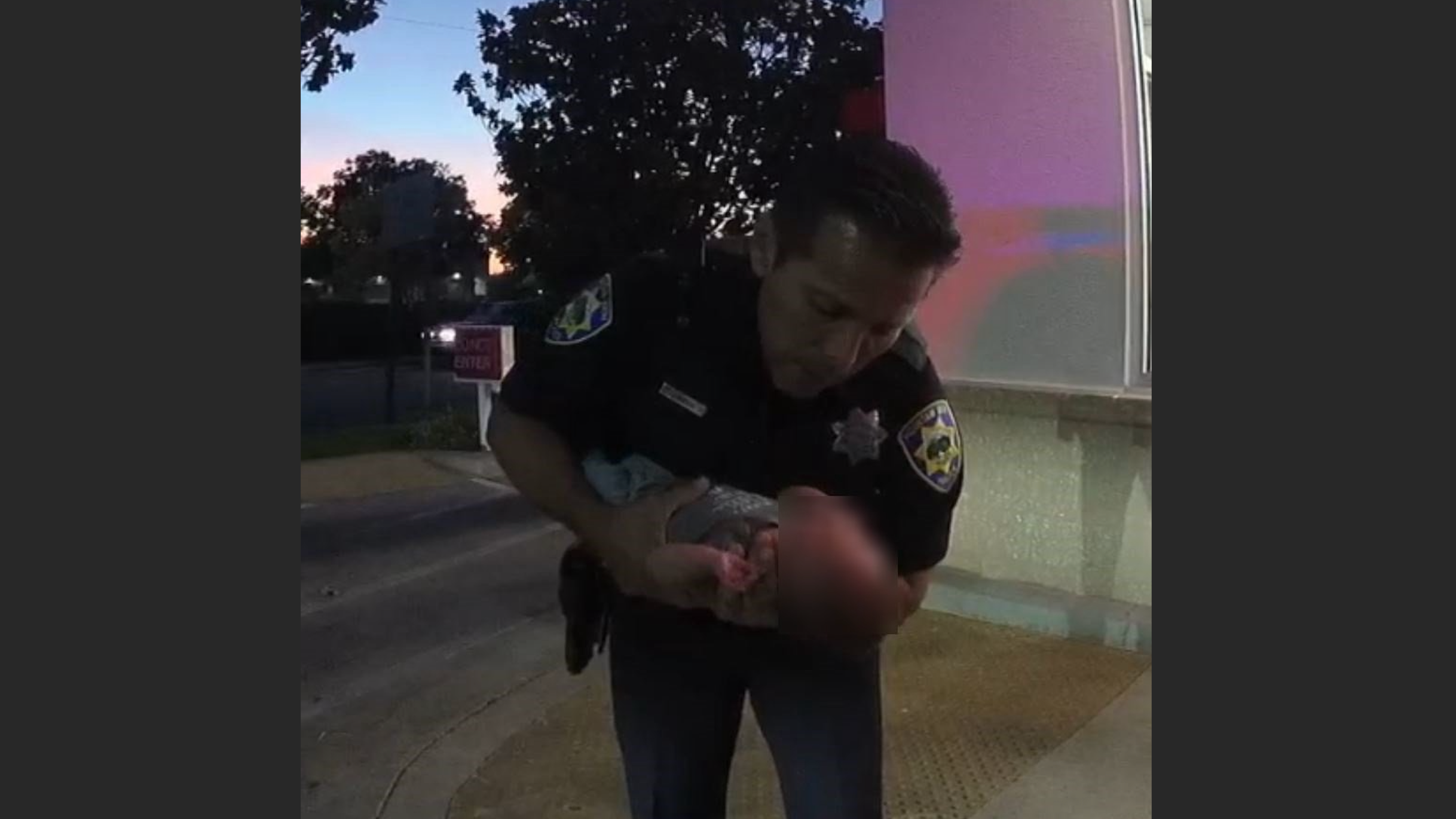 Mountain View policeman heroically saves baby outside In-N-Out