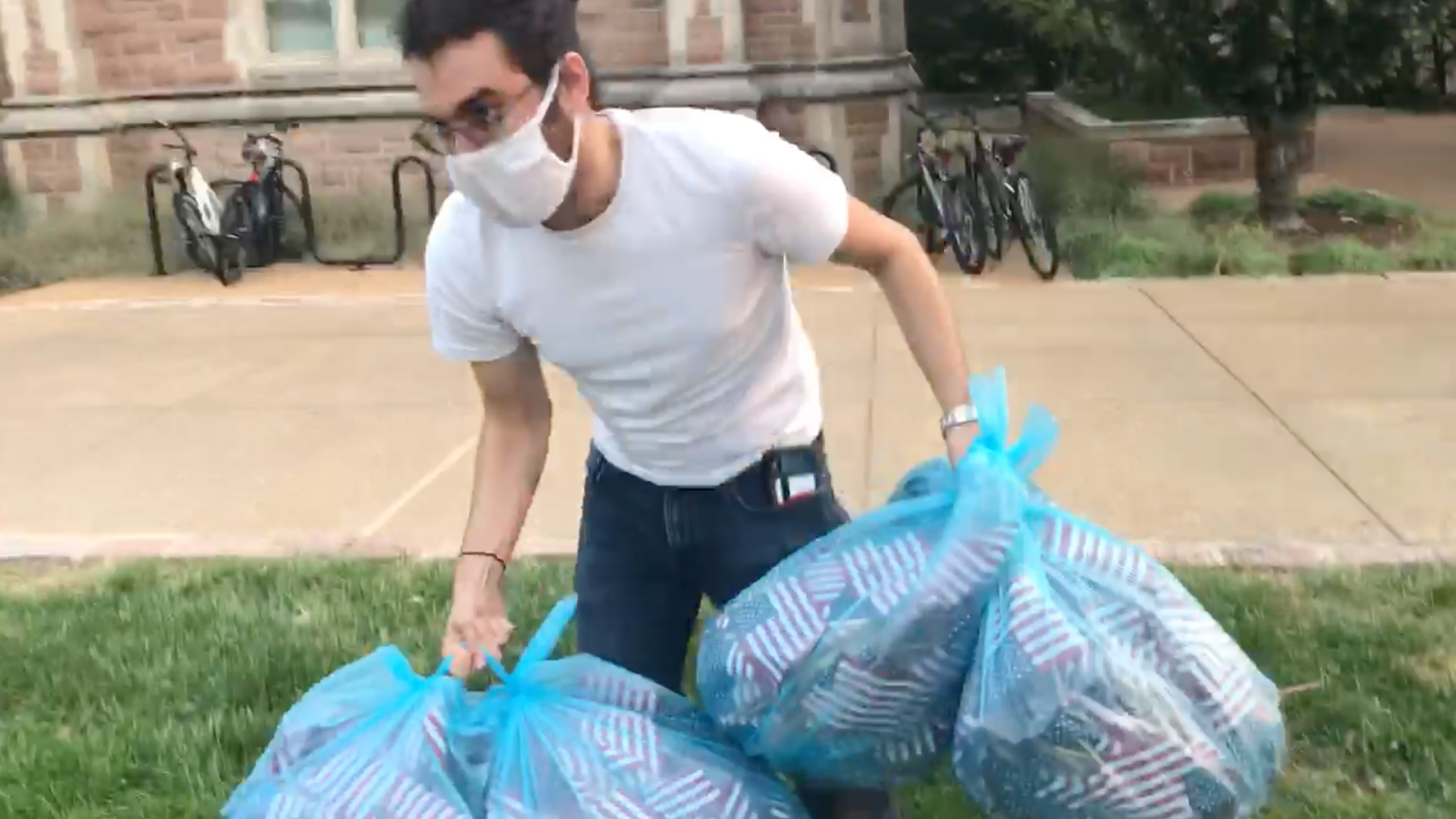 WashU condemns student's removal of 2,977 American flags on 9/11 at St. Louis campus