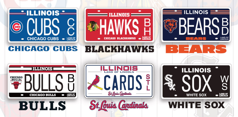 sports team license plates