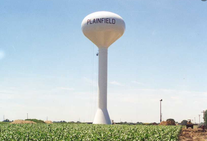 Plainfield water tower