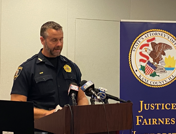 Kane County sheriff at news conference
