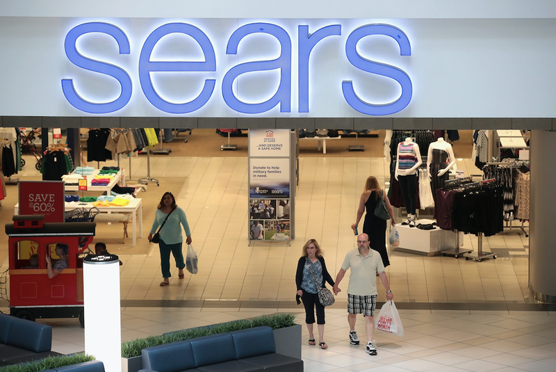 Sears entrance at Woodfield Mall